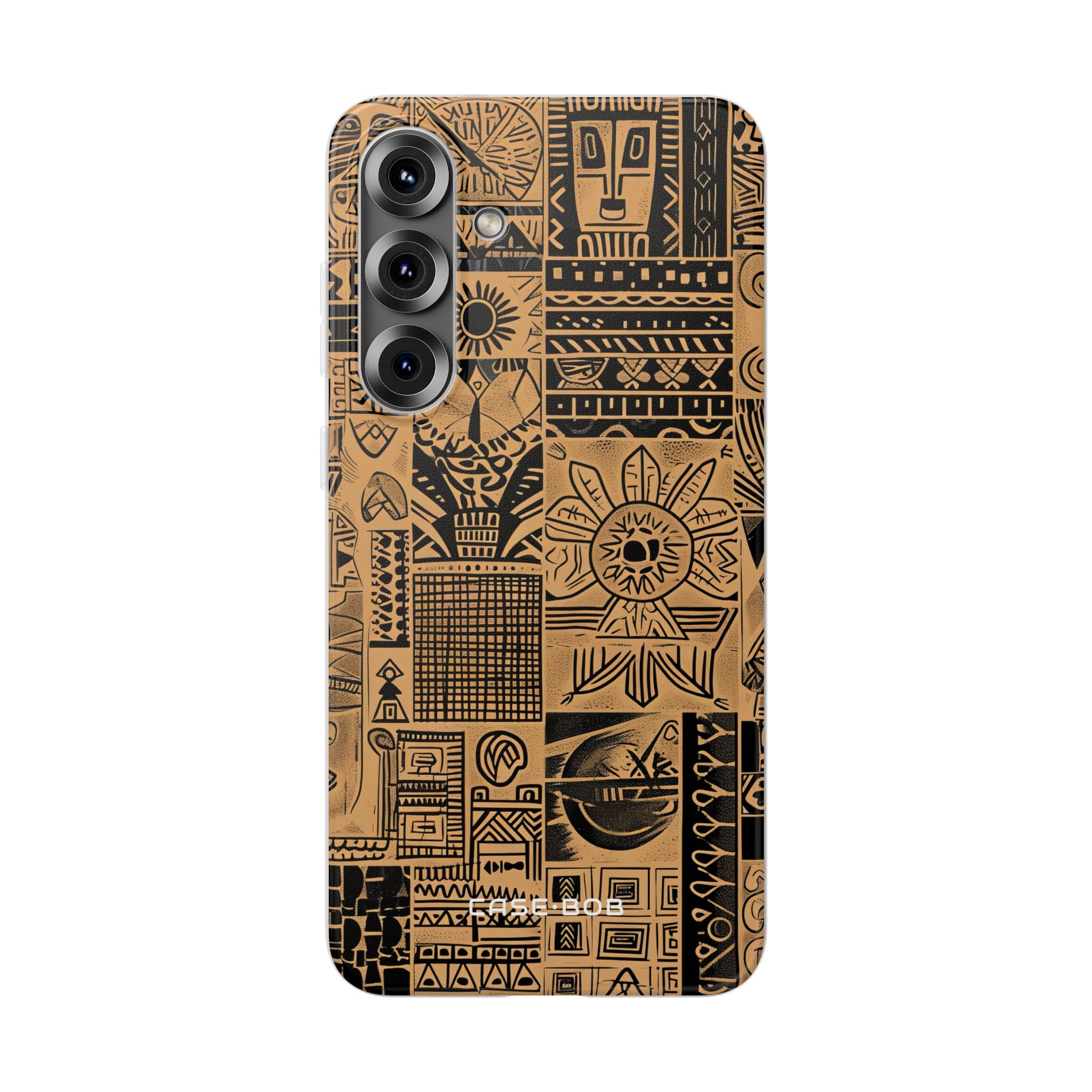 Tribal Grid Samsung S25 Plus Case - Soft