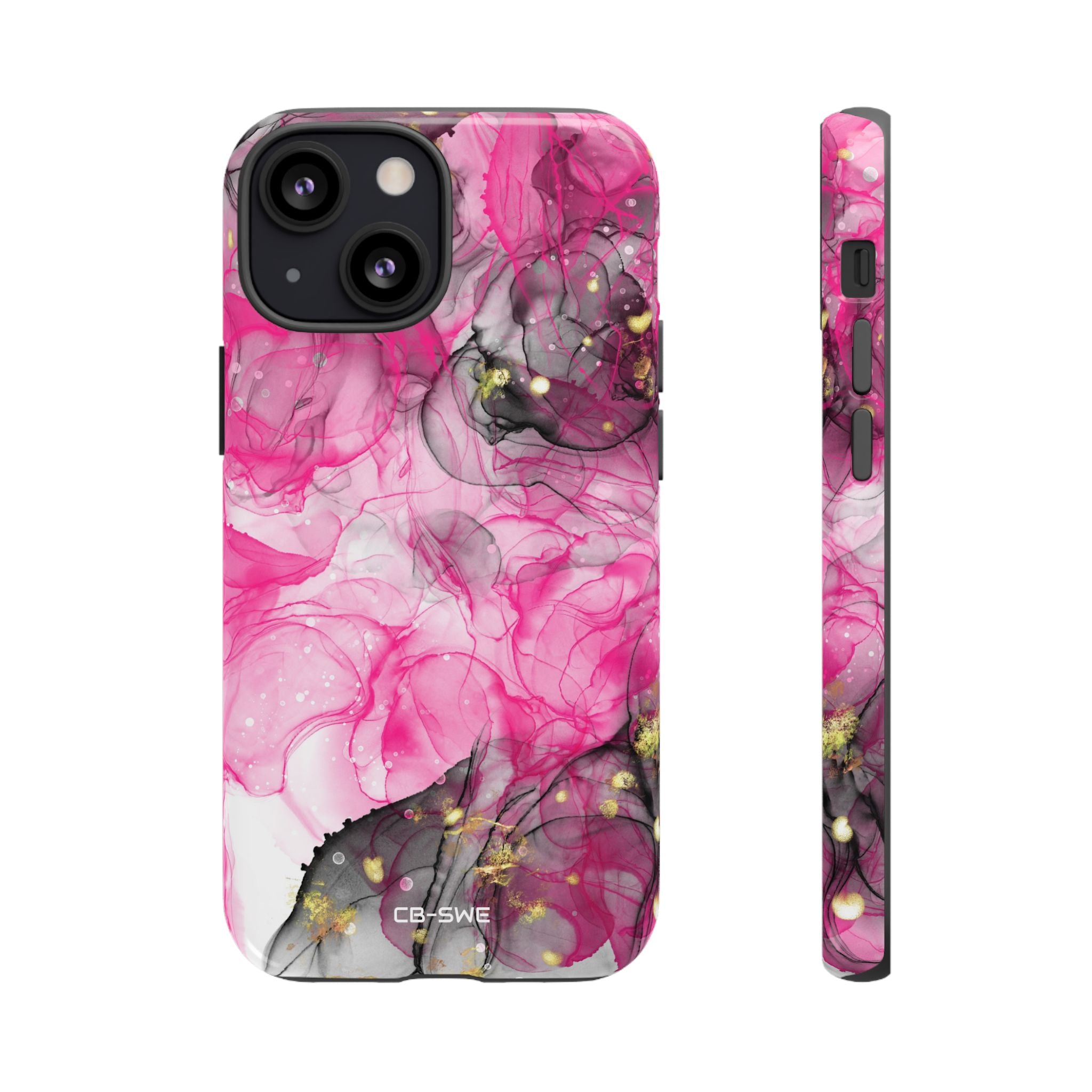Vibrant Pink Swirls - iPhone Case
