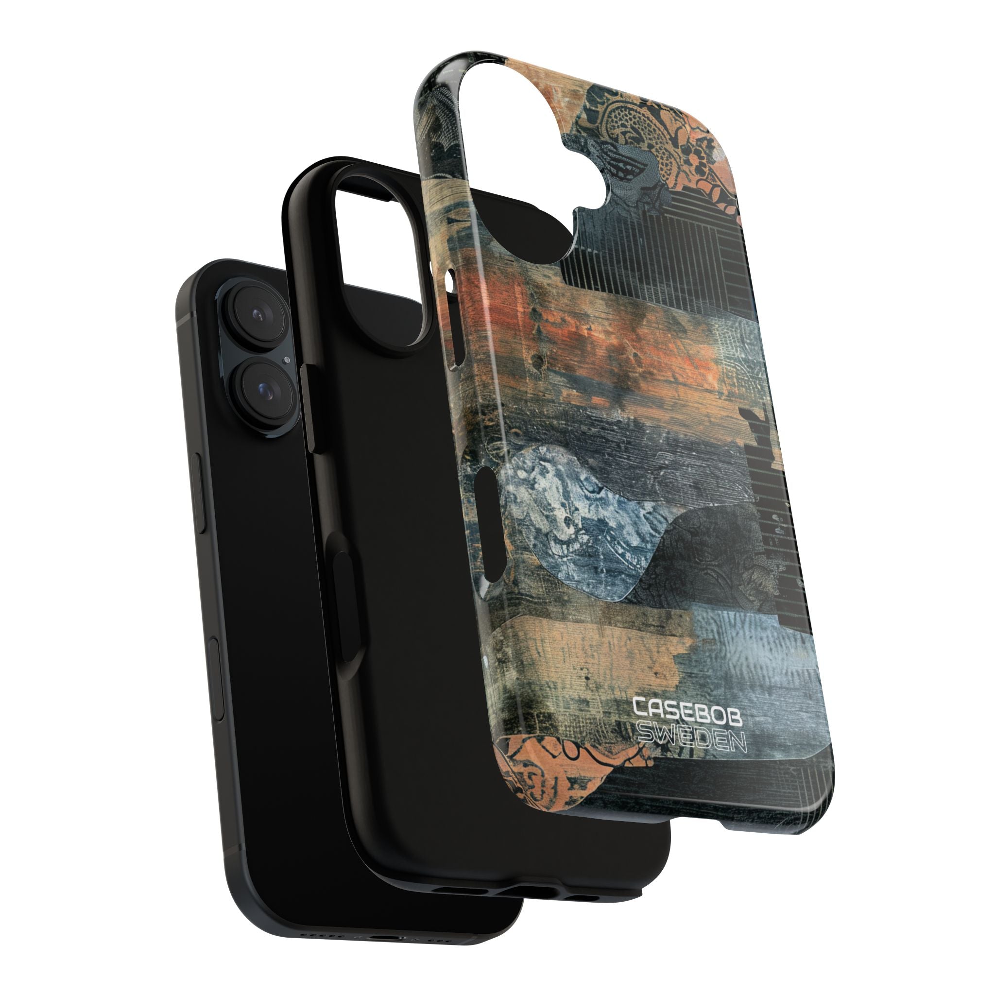 Rust Bloom Tangle iPhone 16 - Tough