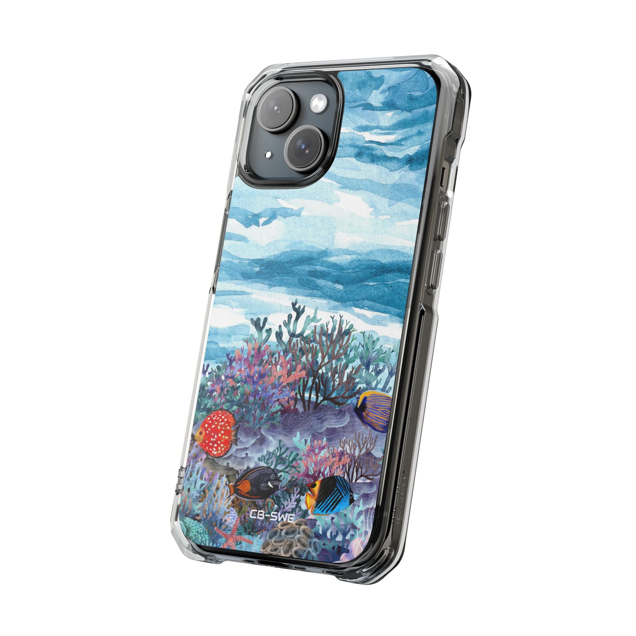 Aquatic Life Watercolors iPhone Case - Impact