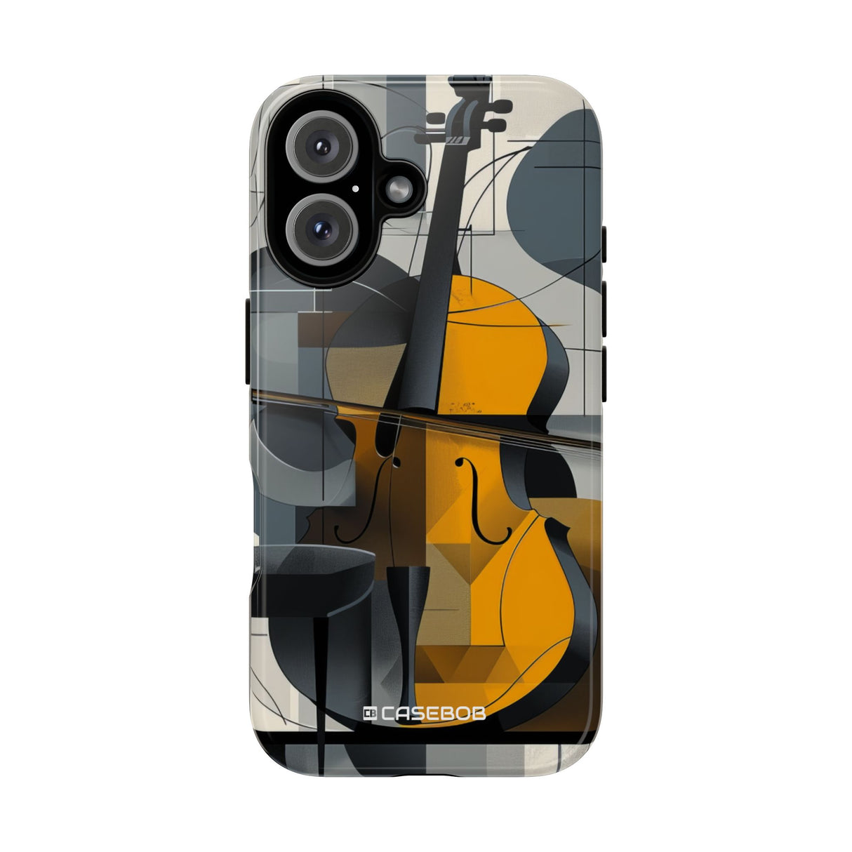 Abstrakte Eleganz: Celloharmonie - für iPhone 16