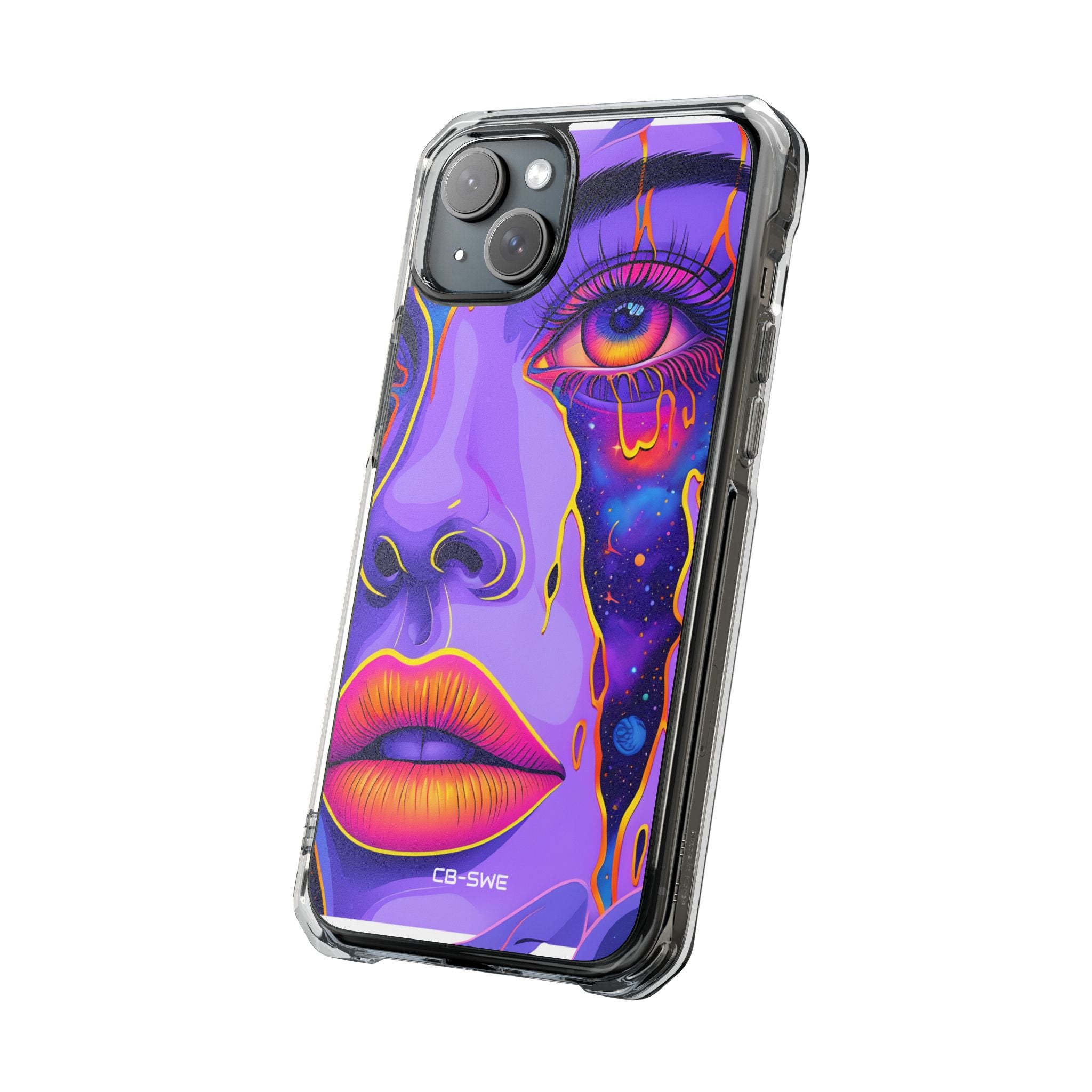 Cosmic Dreamscape Eye iPhone Case - Impact
