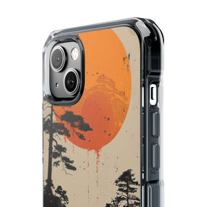 Sunkissed Serenity - Phone Case for iPhone (Clear Impact - Magnetic)