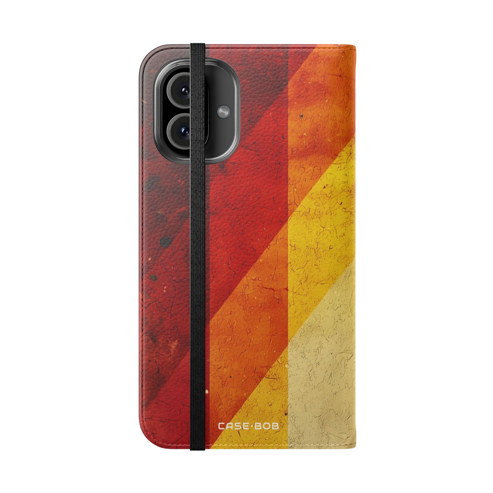 Crimson Stripes - iPhone 16 Plus Case - Wallet