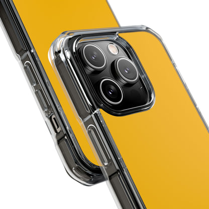 Amber Yellow - Clear Impact iPhone 14 Phone Case