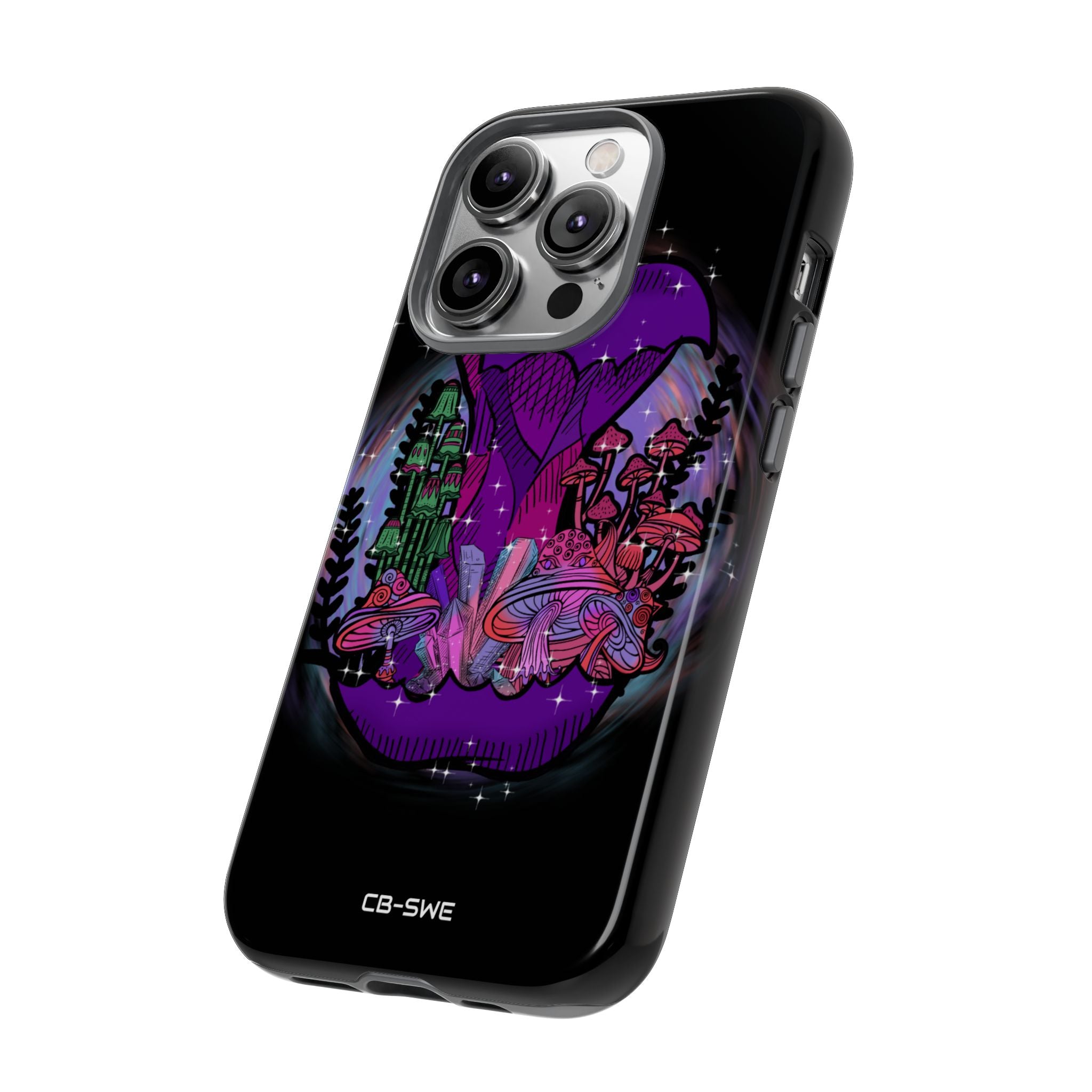Mystical Purple Apple - iPhone Case