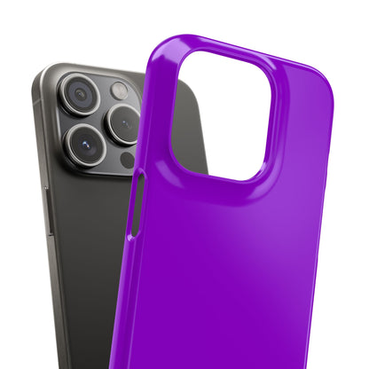 Dark Violet iPhone 15 - Slim Phone Case