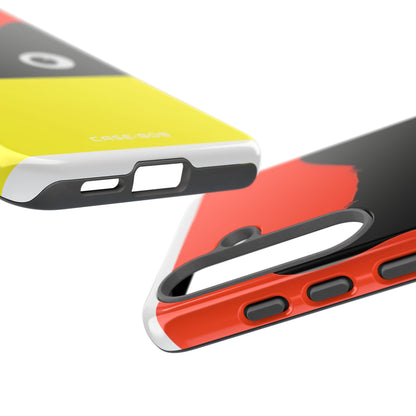 Peekaboo Cat Crimson Samsung S25 Case - Tough