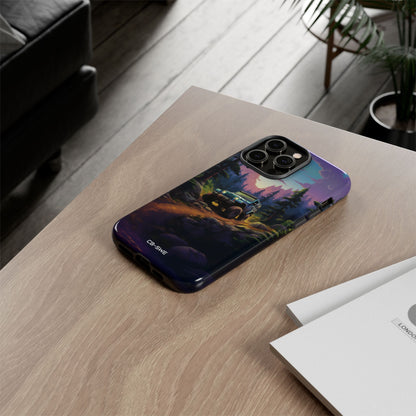 Sunset Forest Drive - iPhone Case