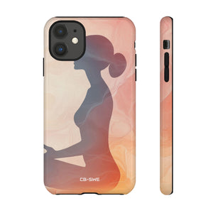 Meditator Embraces Flow - iPhone Case