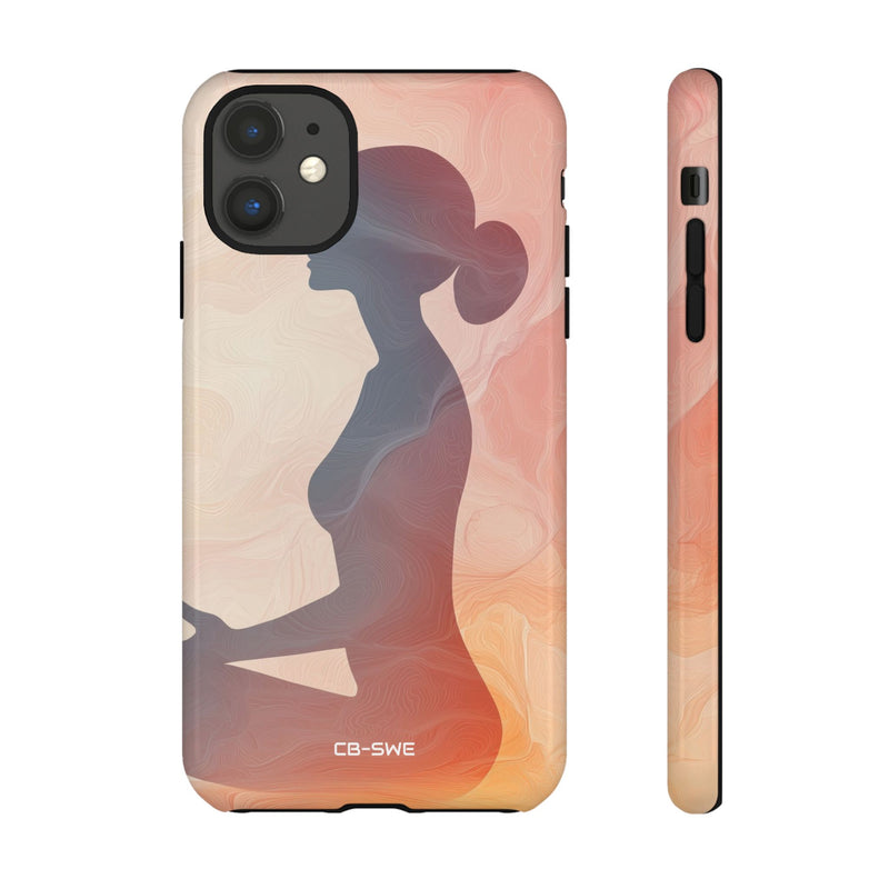 Meditator Embraces Flow - iPhone Case