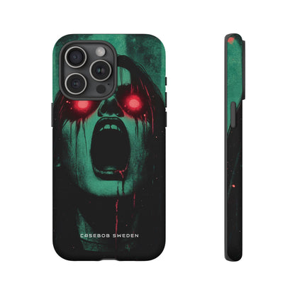 Haunting Glow of Gothic Eyes iPhone 15 - Tough Phone Case