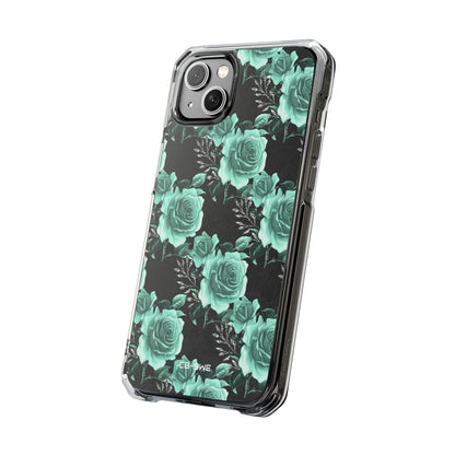 Turquoise Rose Symphony iPhone Case - Impact