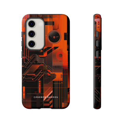 Gradient Circuitburst Samsung S23 - Tough Phone Case