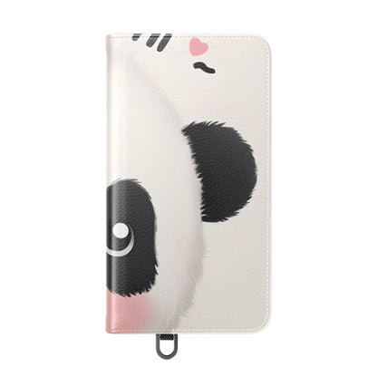 Peeking Panda Blush - Samsung S24 Cover - Pung
