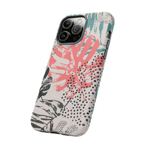 Rough Grunge Tropical - Protective Phone Case