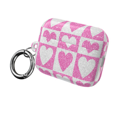 Glitter Heartgrid - AirPods Case