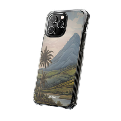 Serene Mountain Oasis iPhone Case - Impact