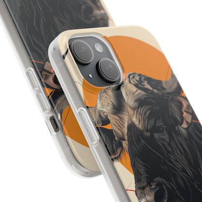 Majestic Buffalo Sun | Flexible Phone Case for iPhone