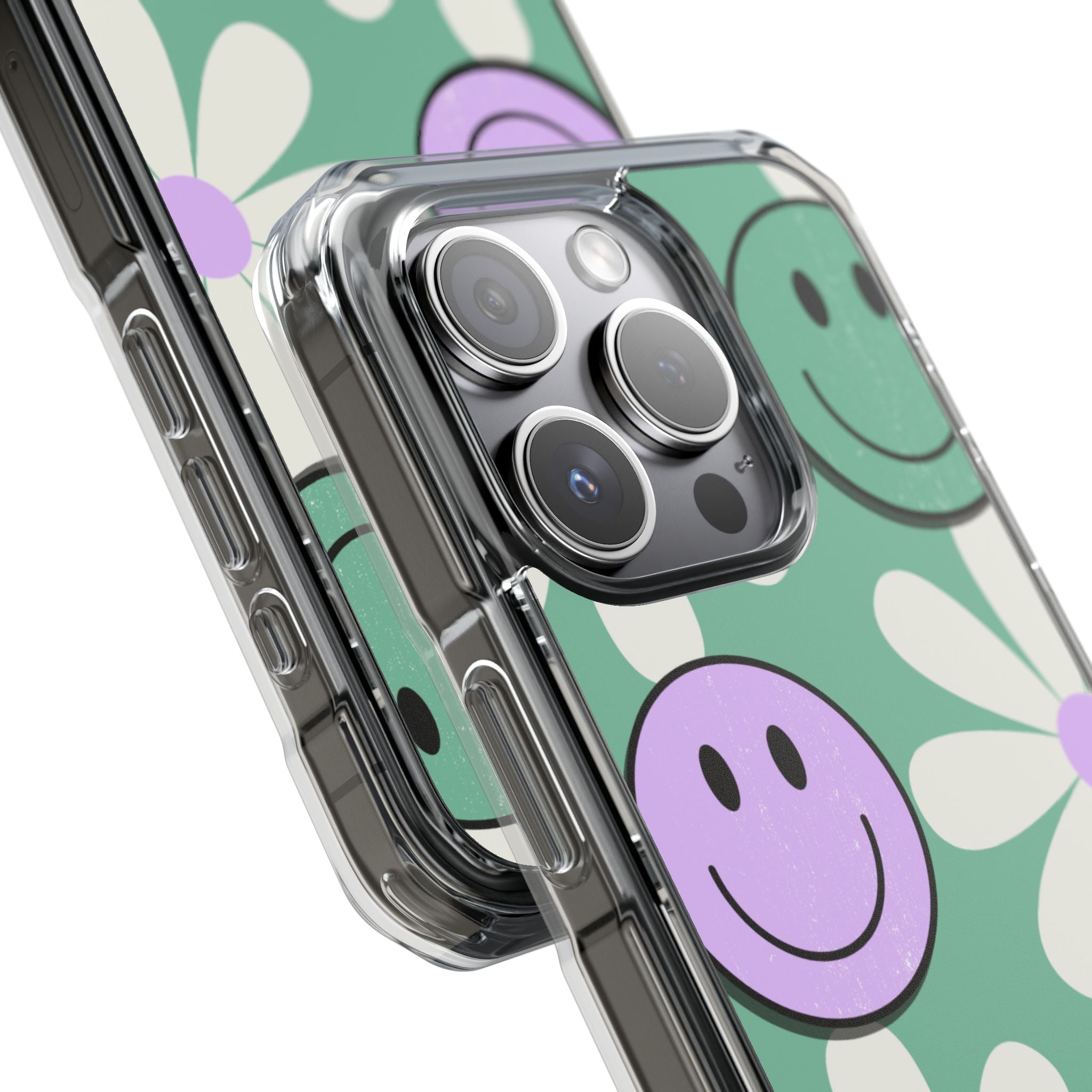 Smiley Daisy Glow iPhone 15 Pro Case - Impact