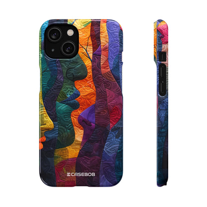 Interwoven Vibrance | Slim Phone Case for iPhone