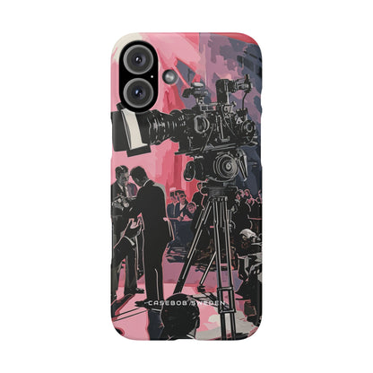 Retro Cinematic Spotlight iPhone 16 - Slim Phone Case