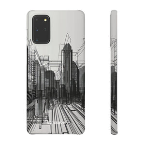 Urban Wireframe | Slim Phone Case for Samsung