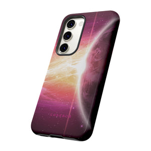 Purple Planets in Space - Protective Phone Case