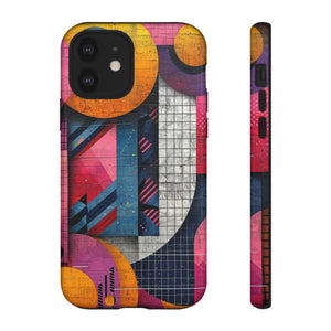 Lively Neon Geometry - Protective Phone Case