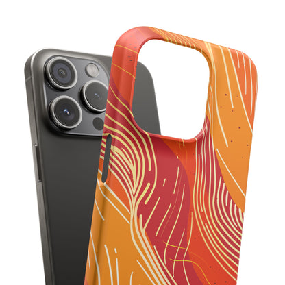 Gradient Flowwave Essence iPhone 15 - Slim Phone Case