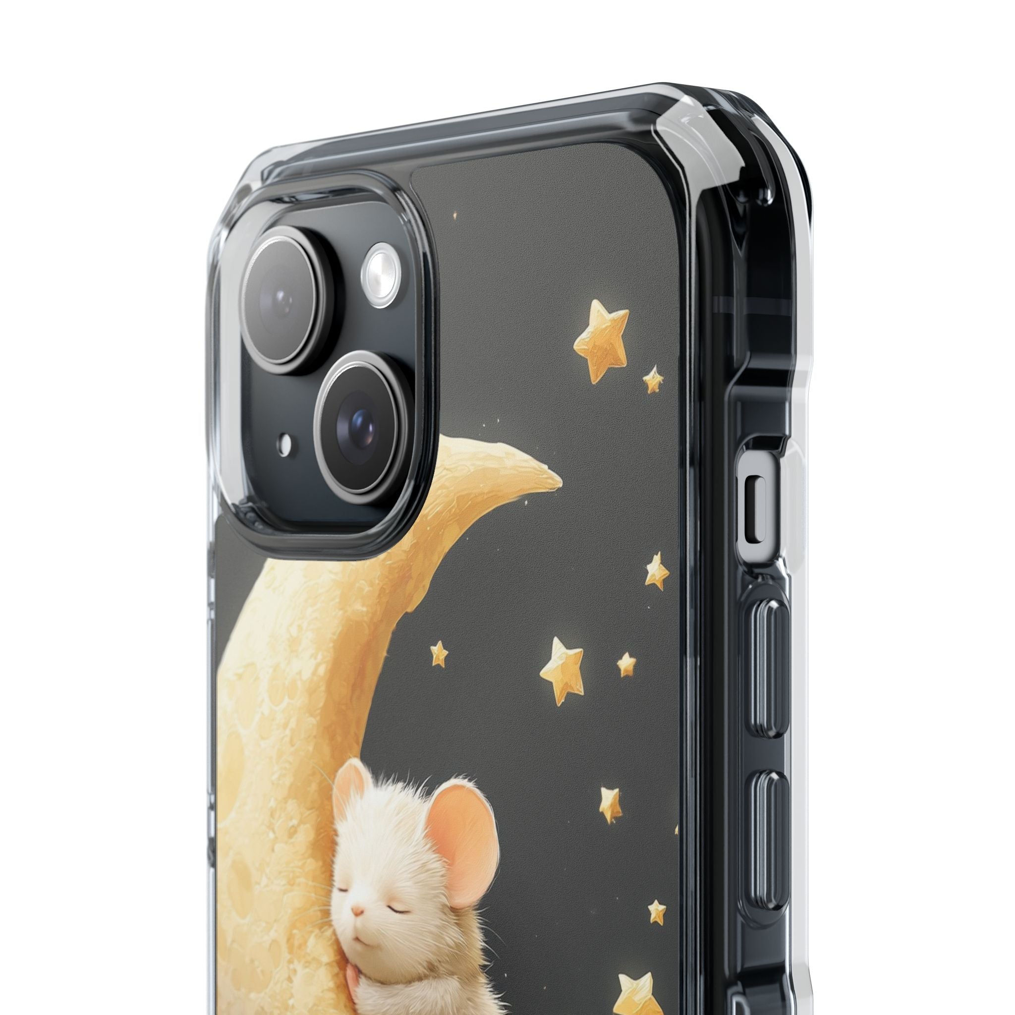 Moon Cradles Mouse iPhone Case - Impact
