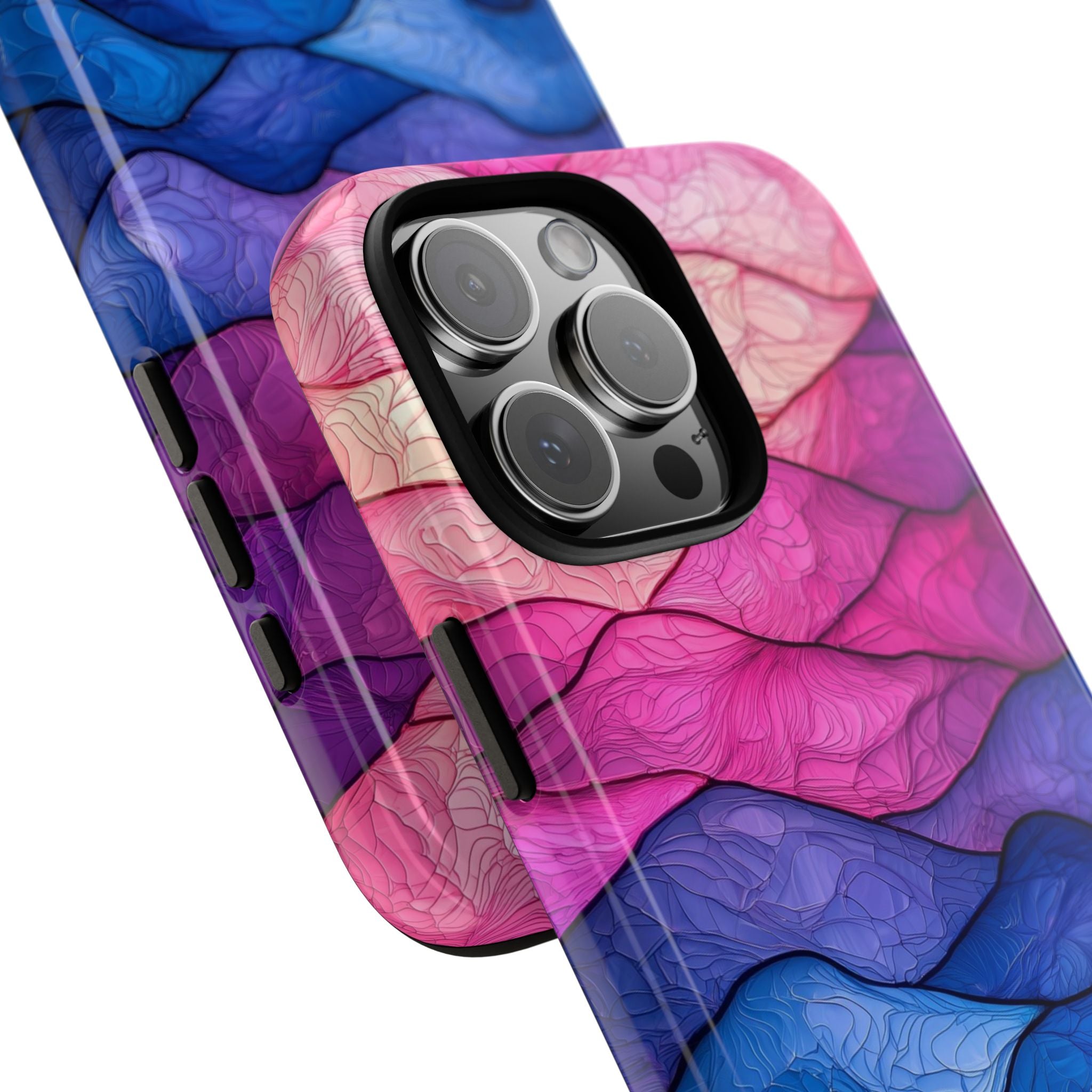 Wavy Vein Gradient iPhone 16 Pro Max Case - Tough