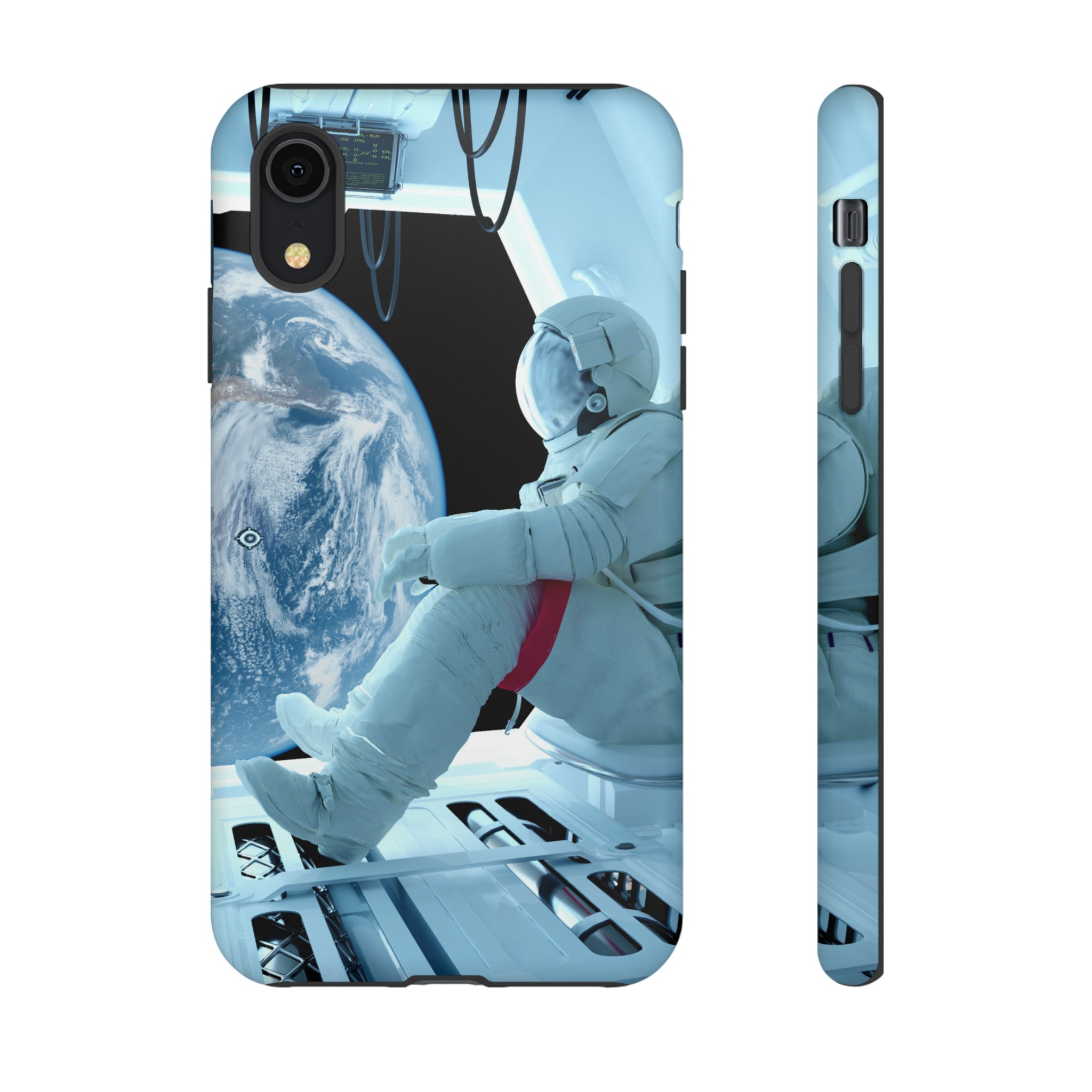 Astronaut inside Shuttle - Protective Phone Case