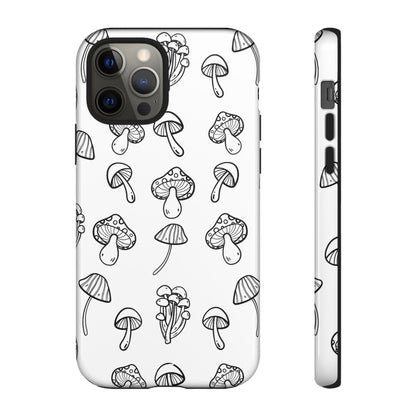 Mushroom Line Play - iPhone Case