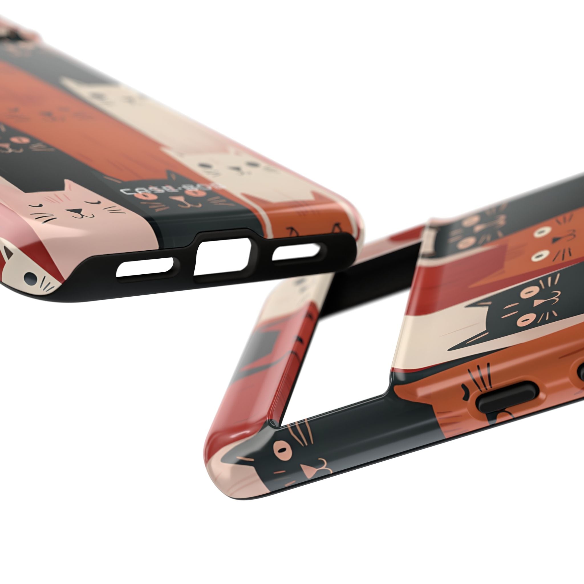 Elongated Cats Black Google Pixel 8 Pro Case - Tough