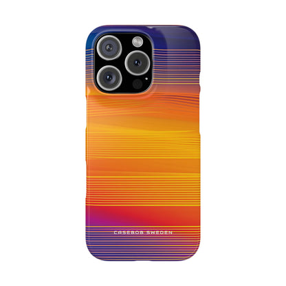 Gradient Sunset Flow iPhone 16 - Slim Phone Case