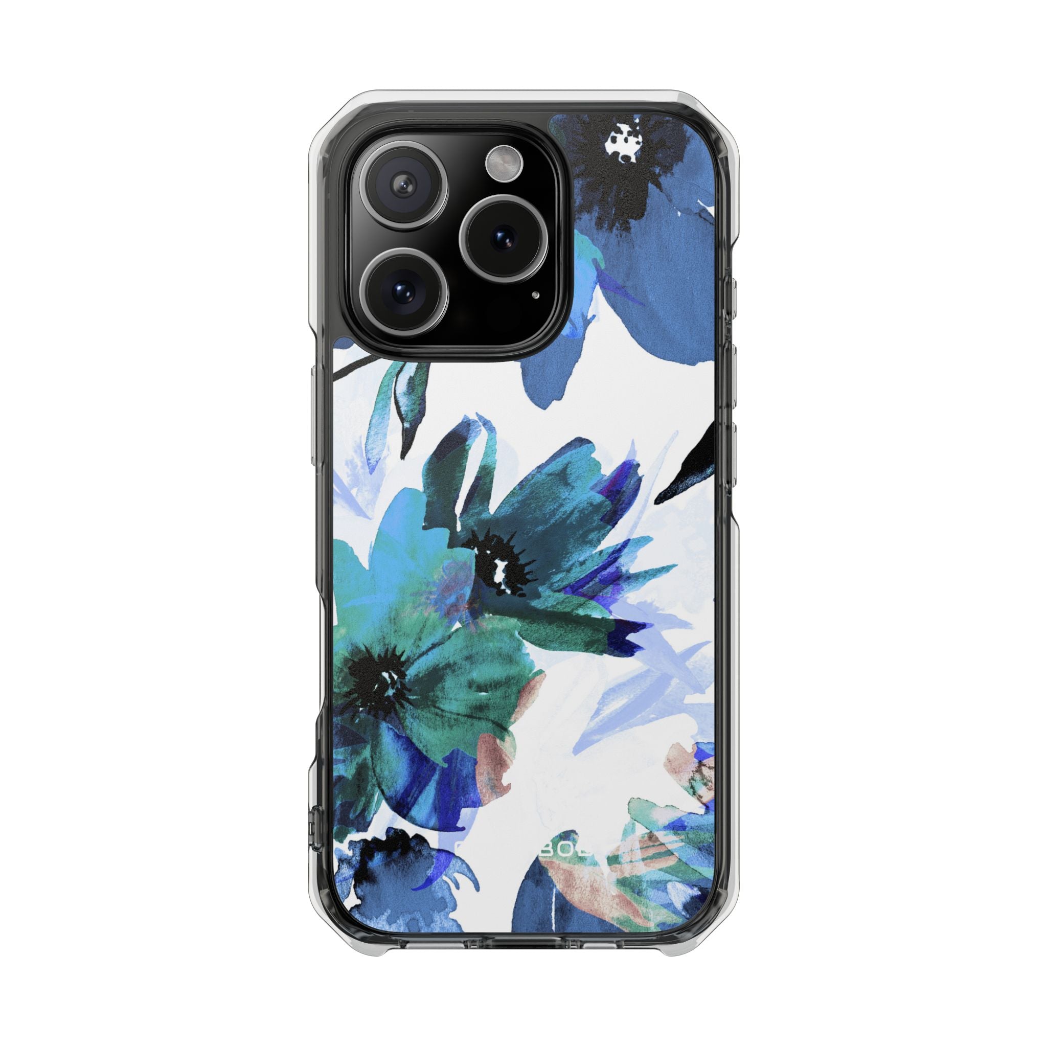 Blue Blossom Radiance iPhone 16 Pro Case - Impact