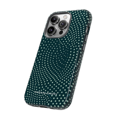 Teal Rippleflow iPhone 14 - Tough Phone Case