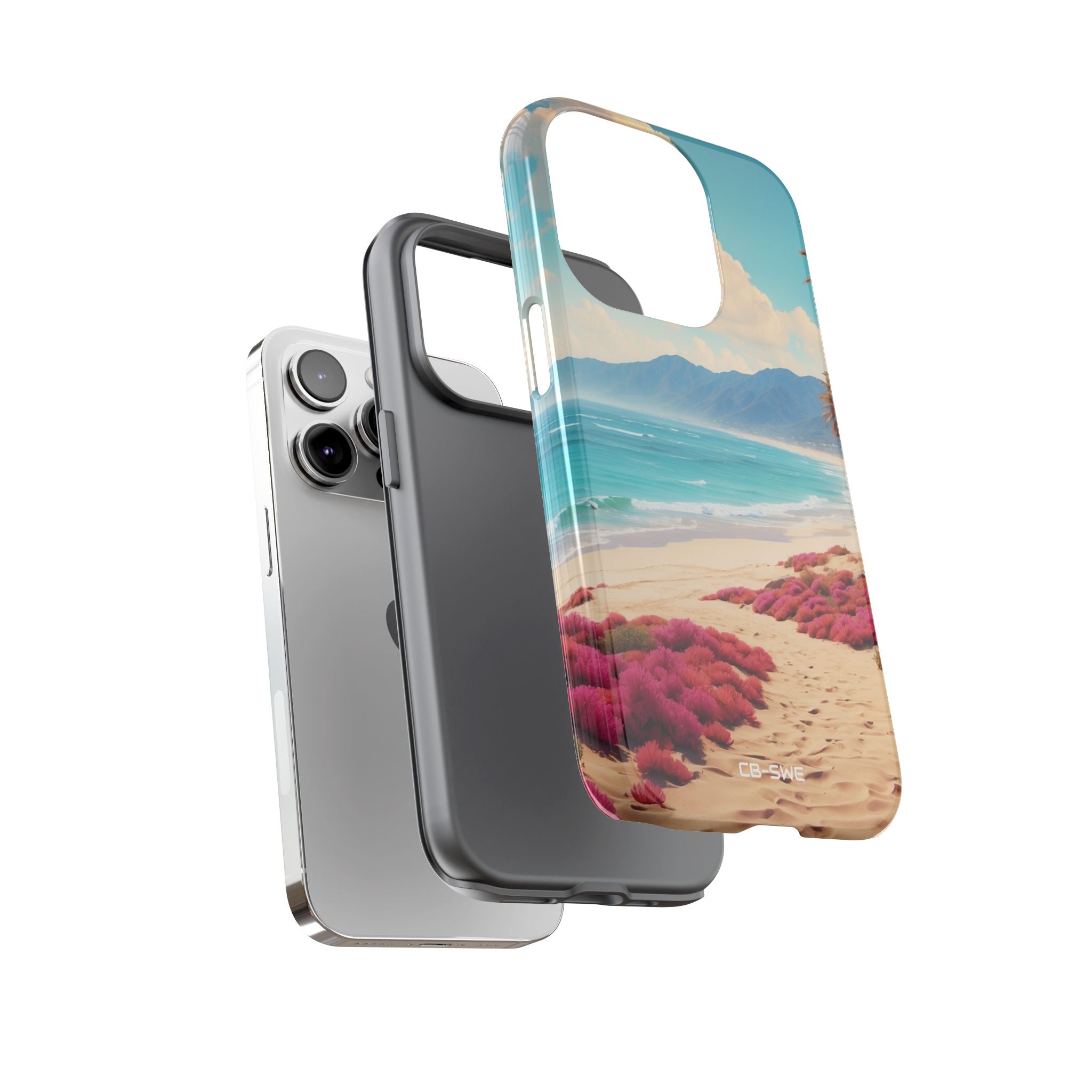 Footprints Trace Sand - iPhone Case
