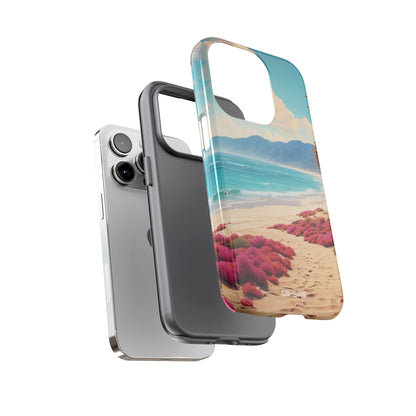 Footprints Trace Sand - iPhone Case