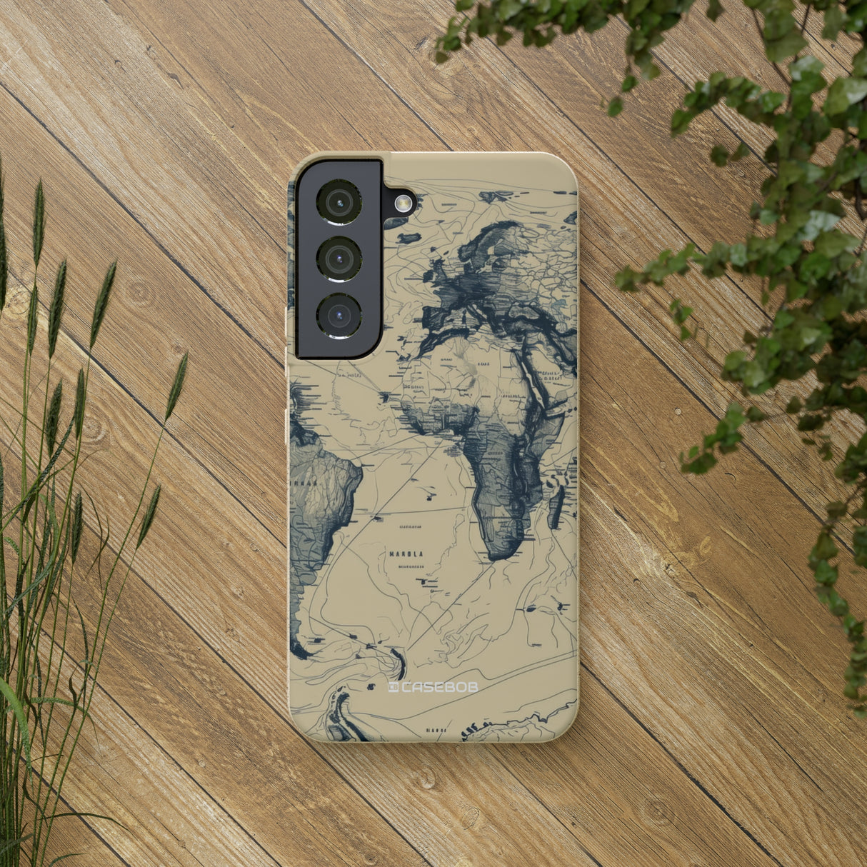 Vintage World Map | Biodegradable Phone Case