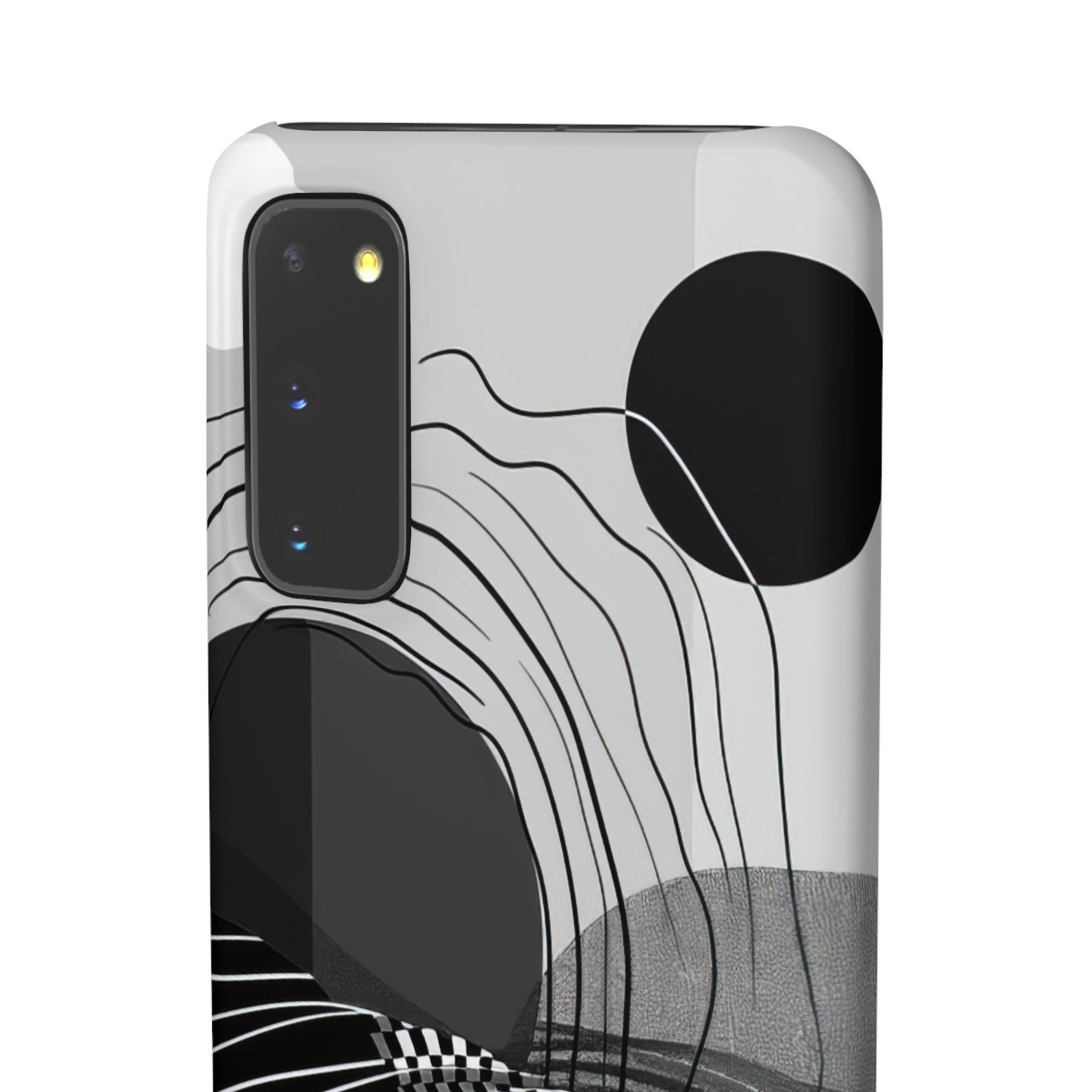 Monochrome Dynamics | Slim Phone Case for Samsung