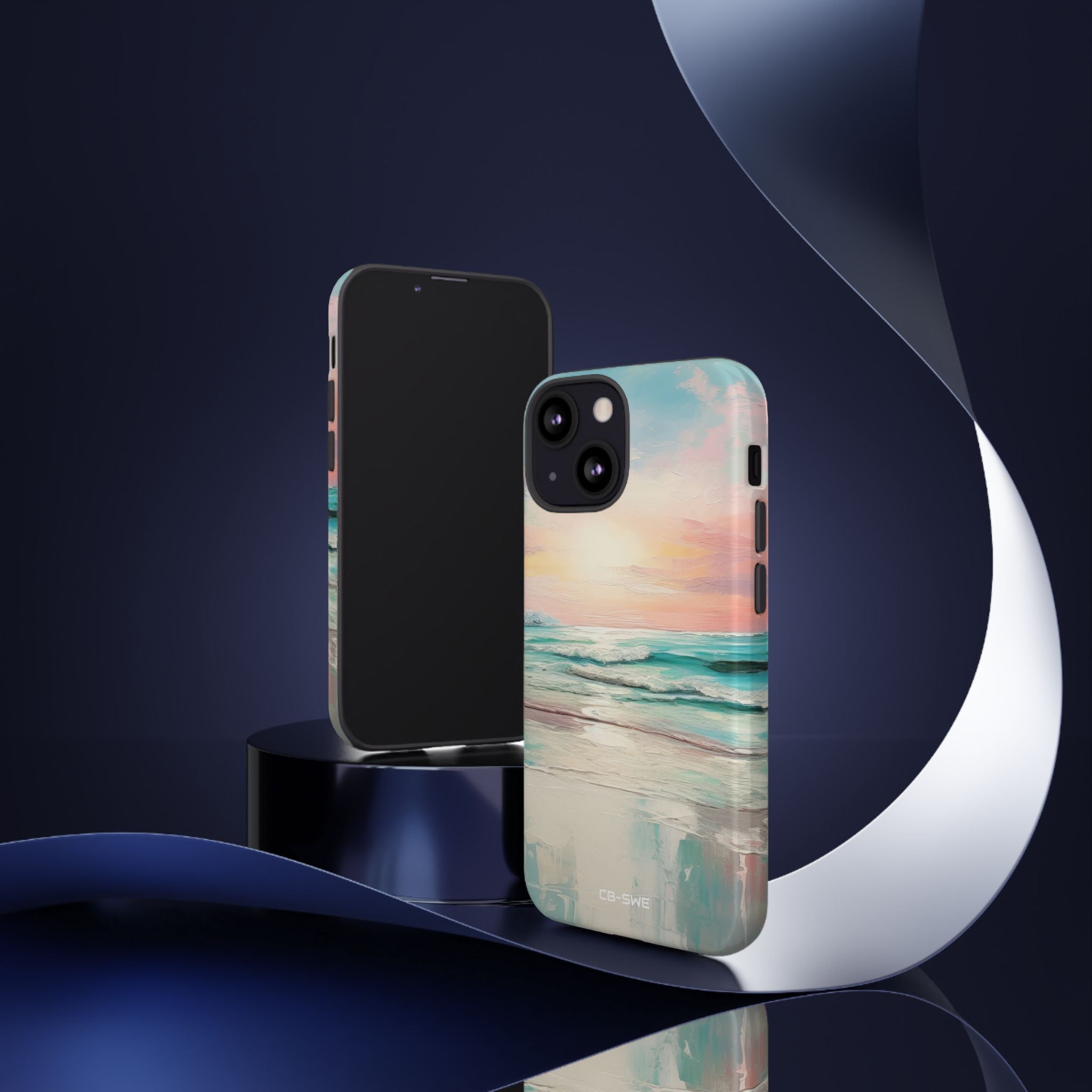 Waves Glistening Softly - iPhone Case