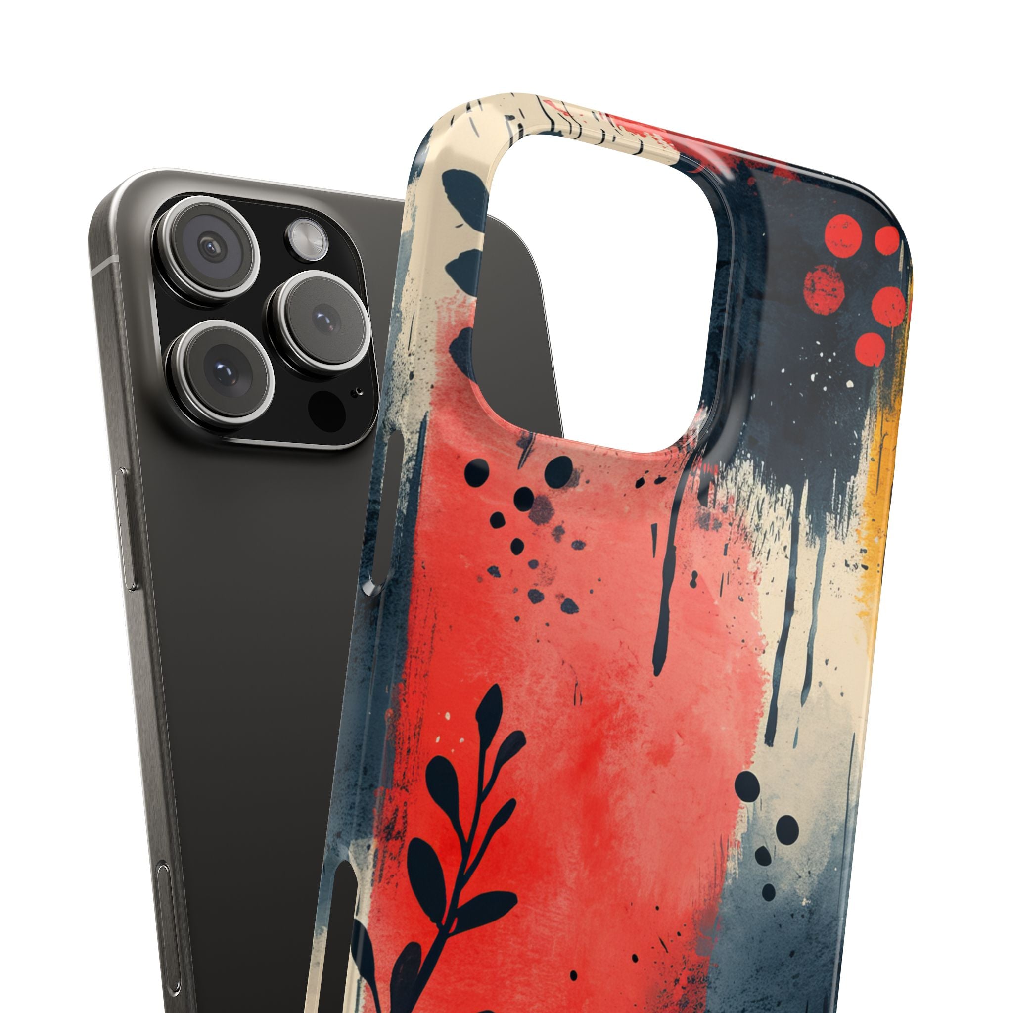 Vibrant Floral Energy iPhone 16 - Slim Phone Case