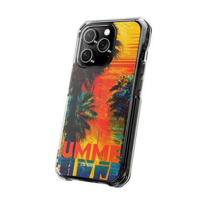 Summer Sunset Palms iPhone Case - Impact