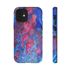 Red Mountain Ink Art iPhone Case (Protective) iPhone 12 Mini Matte Phone Case