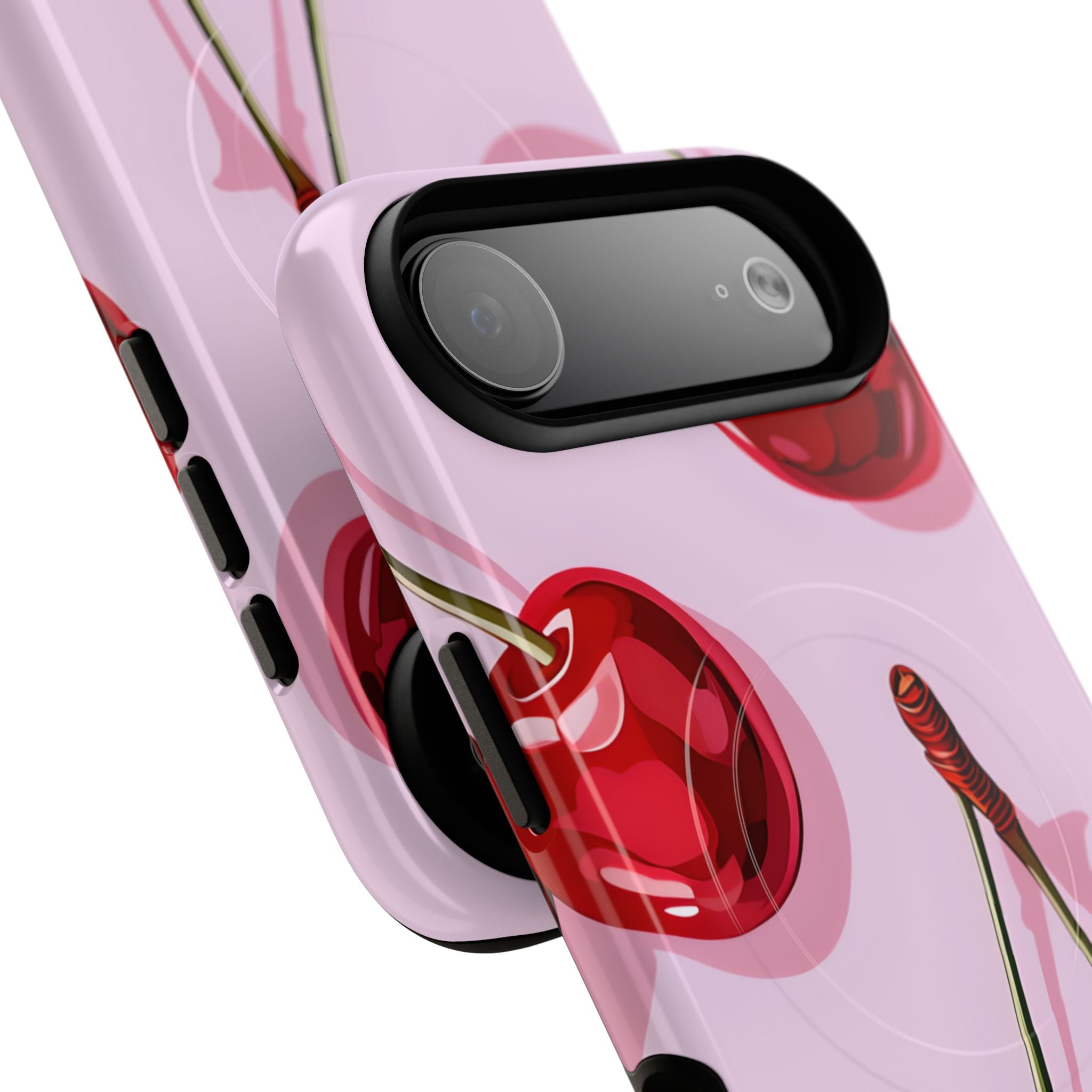 Glossy Cherry Burst iPhone 17 Air Case - Tough+