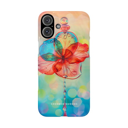 Ethereal Glass Flower iPhone 16 - Slim Phone Case