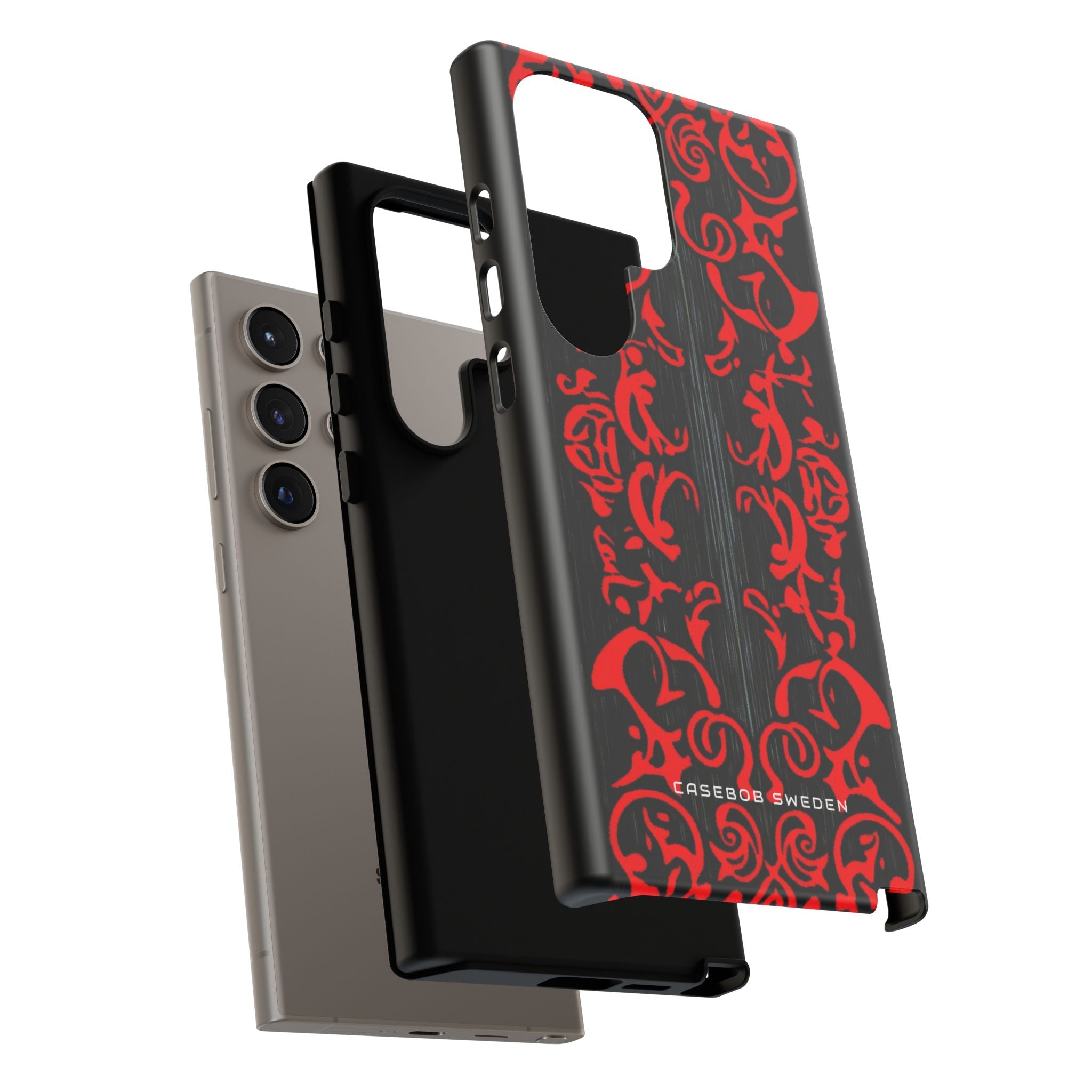 Gothic Crimson Symmetry Samsung S24 - Tough Phone Case