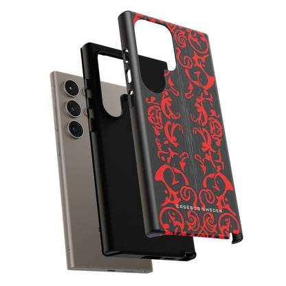 Gothic Crimson Symmetry Samsung S24 - Tough Phone Case